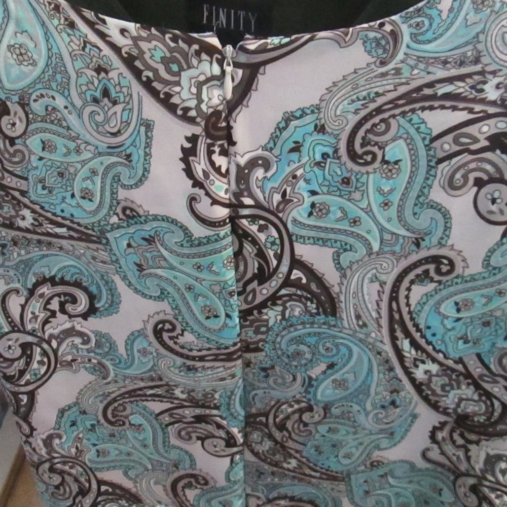 Blouse, 1X, Paisley, Liz Claiborne - Picture 2 of 5